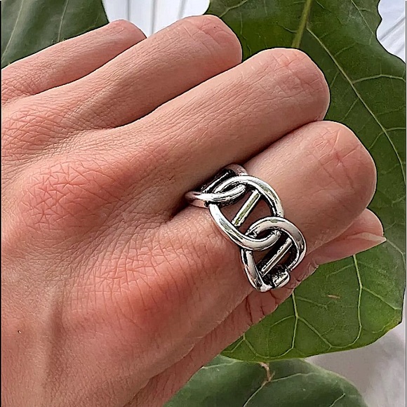 STERLING SILVER MARINER RING - Picture 2 of 6